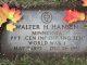 Hansen Walter headstone