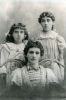 Isabelle Mulholland with her daughters, Grace and Myrtle.  Myrtle is the youngest.